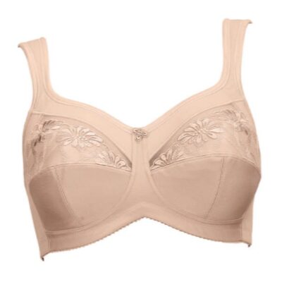 5349X_007_FS_Safina Tulle Embroidery Pocketed Mastectomy Bra - Skin