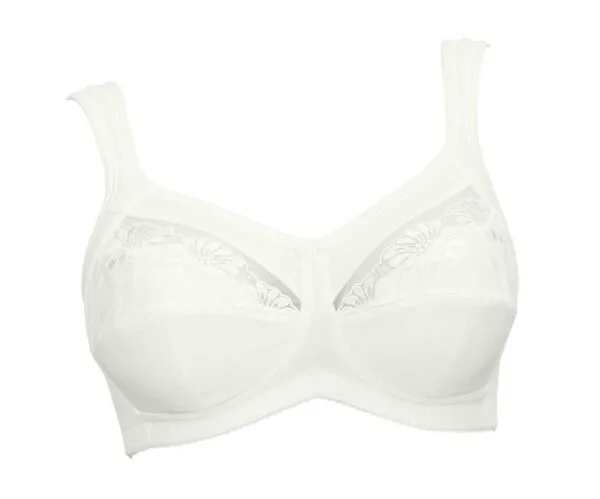 thumbnail image 2 of Anita Women's Safina Embroidered Soft Cup Bra - White 36D With Wide Padded Straps 2 of 12