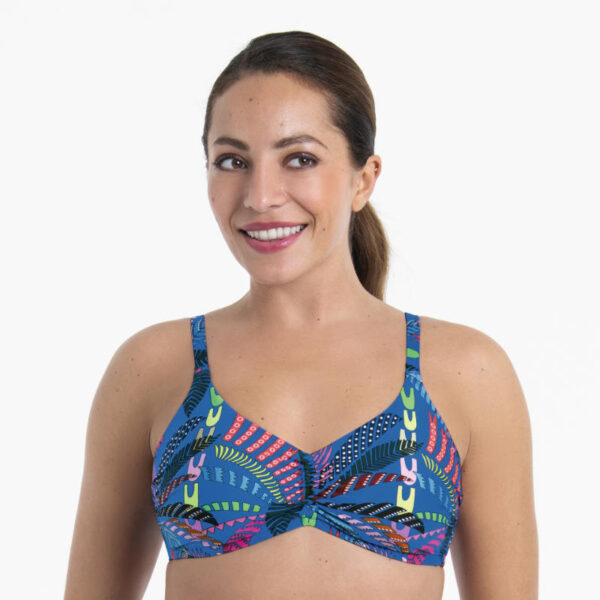 la palma pocketed bikini top by anita care swim